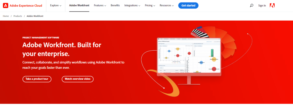 Adobe Workfront project management software 