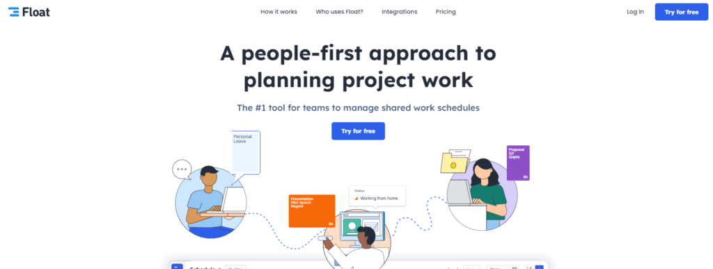 Float project management software 