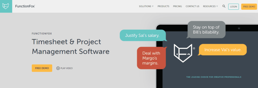 Functionfox project management software 