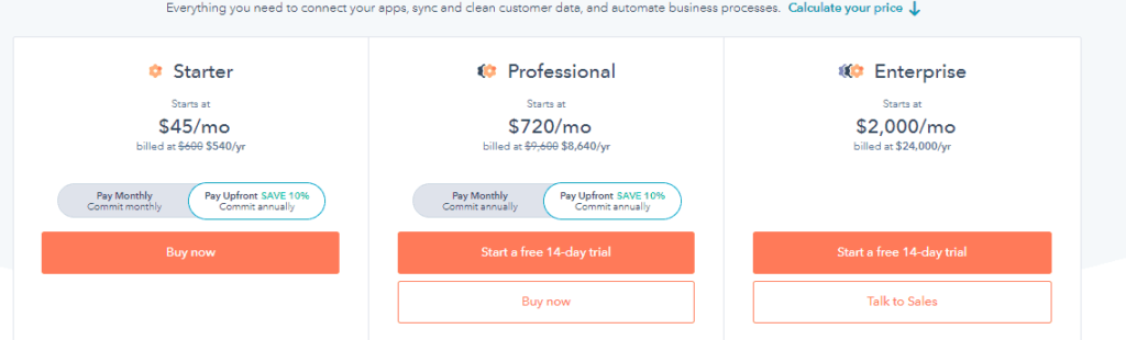 Hubspot pricing