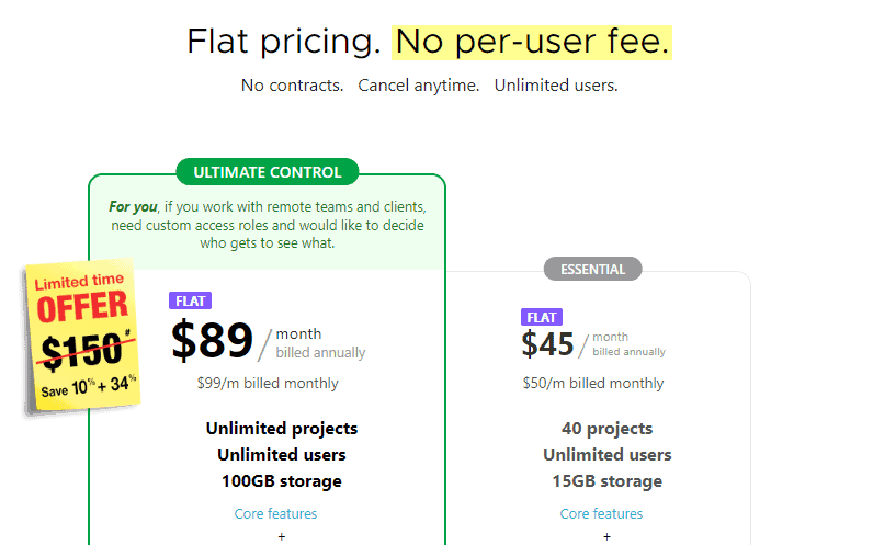 proofhub pricing 