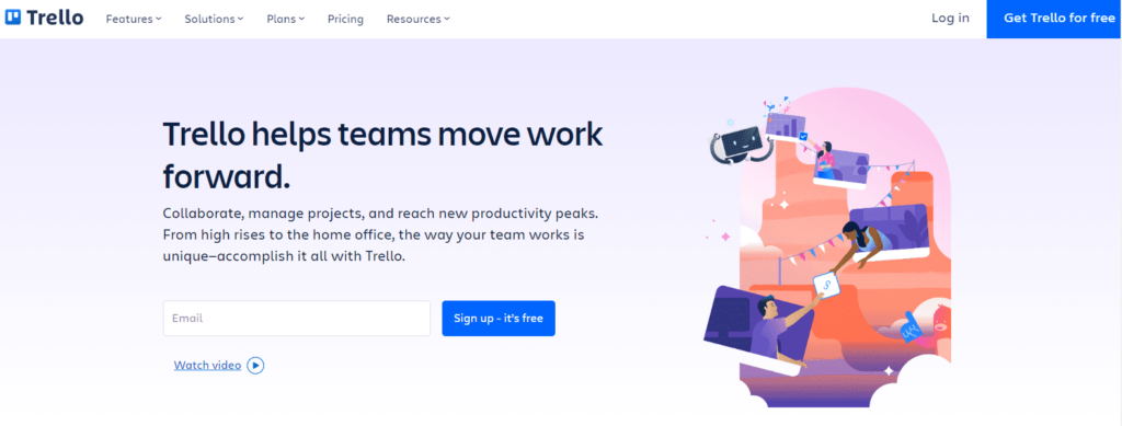 Trello Project management software