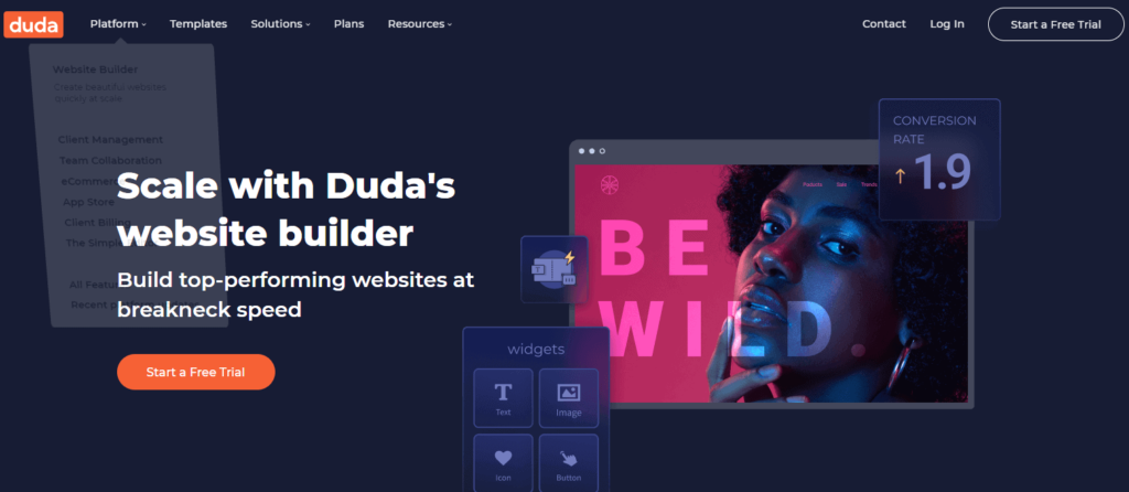 Duda Website Builder 