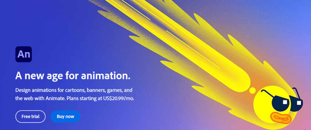 Adobe Animate Animation Software