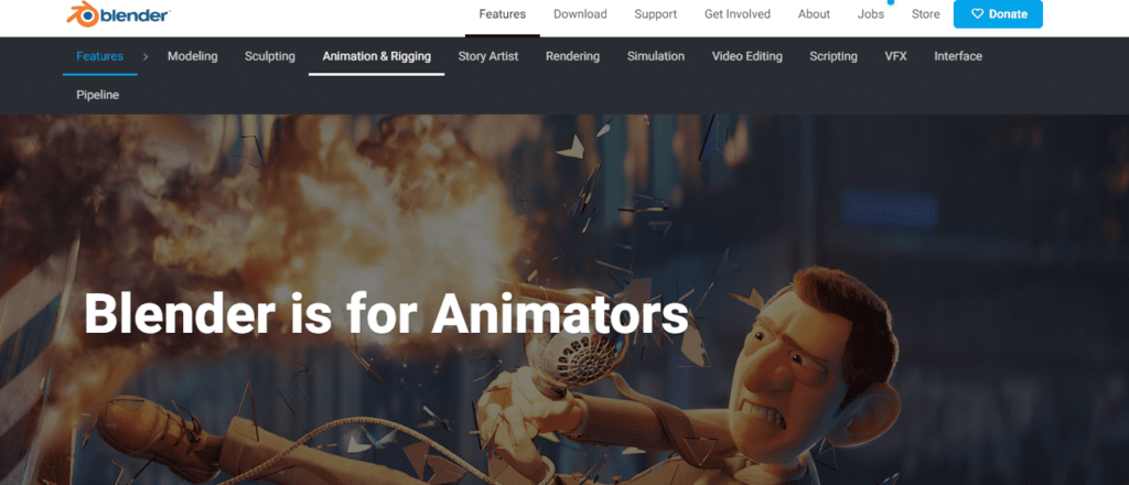 Blender Animation Software