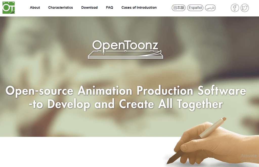 Opentooz Animation Software