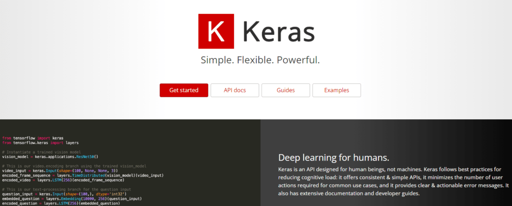 Keras.io Machine Learning