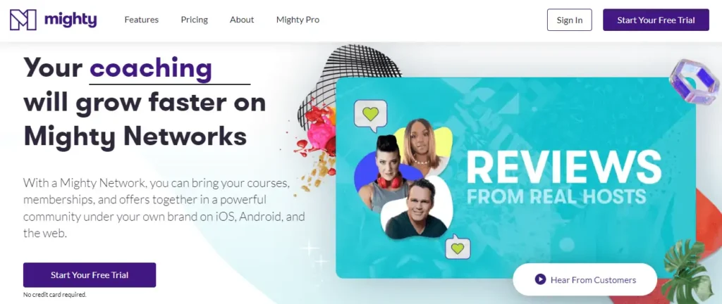 Mighty Networks Online Course Platform
