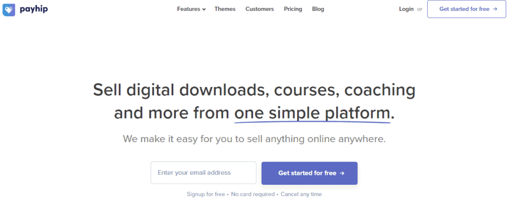 Payhip Online Course Platform 