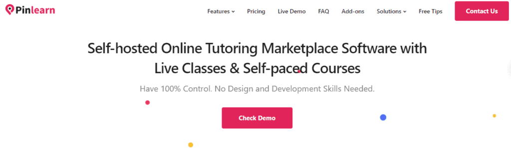 Pinlearn Online Course Platform 