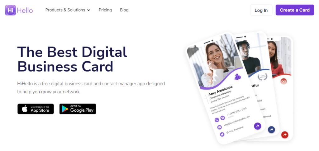 HiHello Digital Business Card