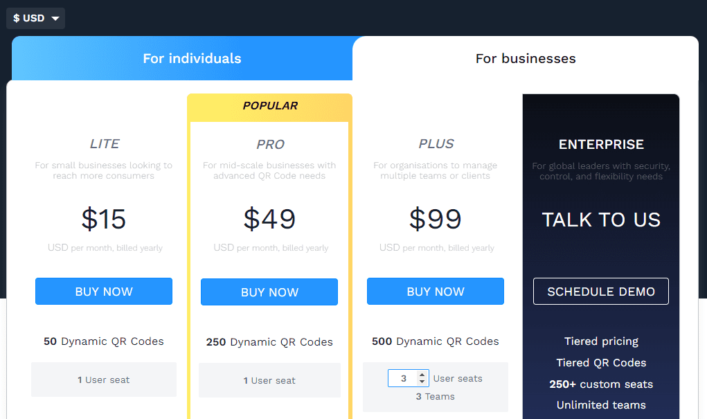 Beaconstac Pricing 